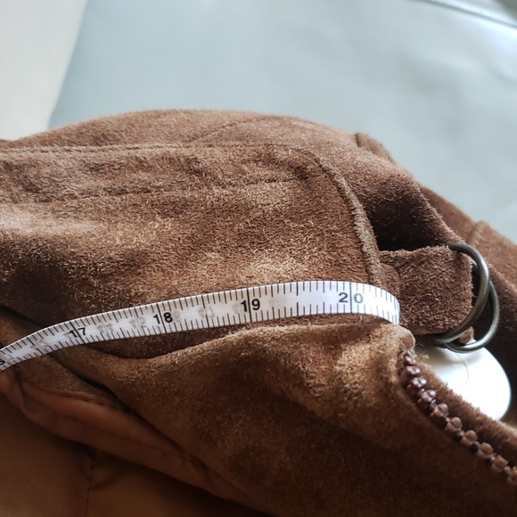 WEEKENDER Vintage  Mens jacket  suede Leather Sz M collar bomber - Picture 10 of 10